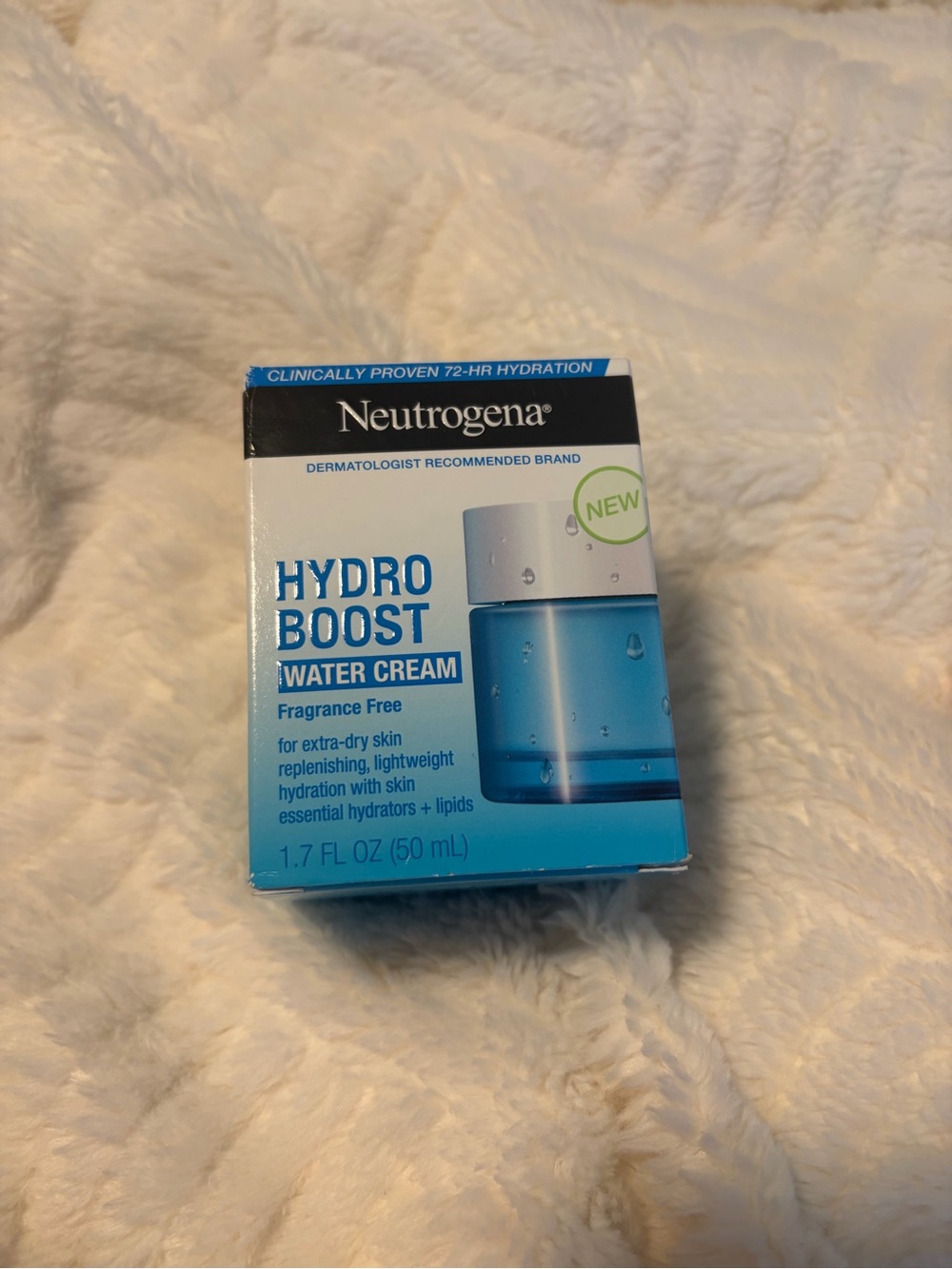Neutrogena Hydro Boost Water Cream - Light Blue & White Box